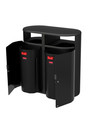 Poubelle Resist™ Fan 2X33 gals