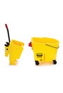 Side Press Bucket & Wringer Combo WaveBrake, 8.75 gal