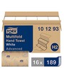 101293 XPRESS Papier à mains plis multiples blancs, 16 x 189 feuilles