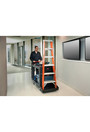 Ladder Holder for Medium Sized Heavy Duty Adaptable Cart