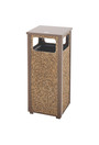 Poubelle extérieure 12 gal avec dessus plat Aspen