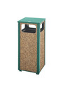 Poubelle extérieure 12 gal avec dessus plat Aspen
