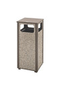 Poubelle extérieure 12 gal avec dessus plat Aspen