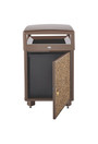 Poubelle extérieure 38 gal avec panneaux et porte verouillable Aspen