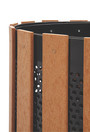 Poubelle extérieure 34 gal avec lattes de bois Towne