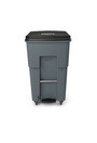 Poubelles sur roues et roulettes avec pédale BRUTE, 65 gal