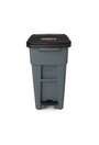 Poubelles roulant à pédale BRUTE, 32 gal