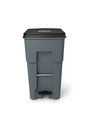 Poubelles sur roues avec pédale BRUTE, 65 gal