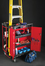 Ladder Cart with Storage Bins Rubbermaid 9T57