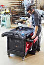 Working Cart with Drawers and Lockable Doors Rubbermaid 4533-88