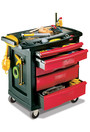 Chariot de travail à tiroirs avec barre de verrouillage Rubbermaid 7734-88