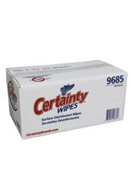 Chiffons industriels désinfectants humides Certainty #IN009685000
