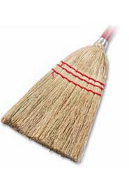 Straw Broom with 54" Handle #CA0000W3000