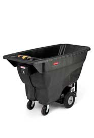 Chariot à bascule motorisé 1/2 verge cube Rubbermaid 1020 #RB001020NOI