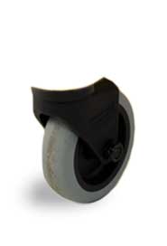 Ensemble de 2 roues pivotantes et silencieuses de 4" #PR9T8701000
