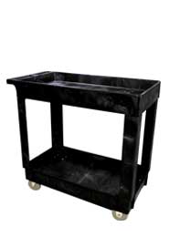 Utility Cart 2-Shelf 31" x 34" Rubbermaid 9T66 #RB009T66NOI