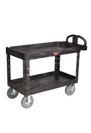 Utility Cart 2-Shelf 26" x 55" Rubbermaid 4546 #RB454610NOI