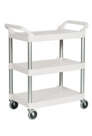 Utility Cart 3 Shelves 3424-88 with Swivel Casters #RB342488CRE