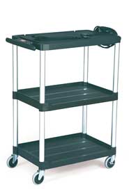 Audio-Visual Cart for 24" T.V., 3-Shelf & 4" Casters #RB009T30NOI