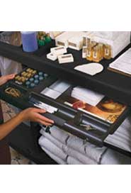 Lockable Sliding Drawer for Shelf-Equiped Cart #RB006199000