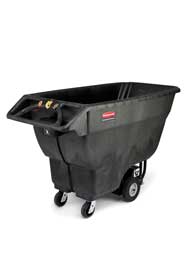 Chariot à bascule motorisé 1 verge cube Rubbermaid 1021 #RB001021NOI