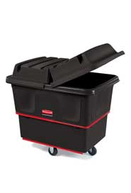 Heavy-Duty Cubic Cart 16 Cu. Ft. Rubbermaid 4716, Lid sold separately #RB004716NOI