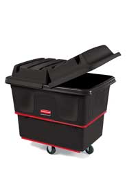 Chariot de buanderie cubique robuste 20 pieds cubes Rubbermaid 4720, Couvercle vendu séparément #RB004720NOI