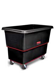 Heavy-Duty Cubic Cart 27 Cu. Ft. Rubbermaid 4727 #RB004727NOI