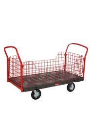 Chariot de manutention avec panneaux latéraux Rubbermaid 4487 #RB004487NOI