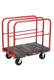 Chariot de manutention avec cadre amovible et roues de 6" Rubbermaid 4467 #RB004467000
