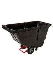 Chariot basculant utilitaire rotomoulé 1/2 verge cube Rubbermaid #RB001304NOI