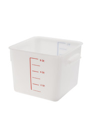 Boîtes carrées en polyéthylène pour l'entreposage #RB009F05BLA
