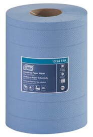 Tork 132451A Chiffons en papier industriel, débit par le centre, bleu #SC132451000