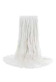 Multimate, Rayon Wet Mop, Narrow Band, Looped-end, White #AG001769000