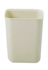 Wastebasket Fire Resistant Beige Rubbermaid 2540 #RB002540BEI