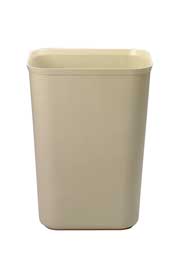 Rubbermaid Beige Fire Resistant Wastebasket 2544 #RB002544BEI