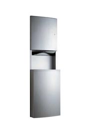 Wall Built-in 56'' Paper Dispenser and Waste Receptacle Combo Unit Bobrick B-43944 CONTURA #BOB43944000