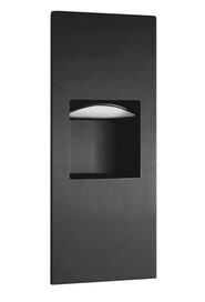 Wall Built-in 31'' Paper Dispenser and Waste Receptacle Combo Unit Bobrick B-36903 TRIMLINE #BO036903MBK