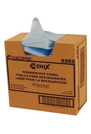CHIX, Chiffons de nettoyage bleu Chicopee #EM006282000