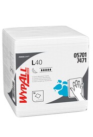 Wypall L40 White Quaterfold Extra Absorbent Towels #KC005701000