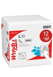 Wypall L30 Quaterfold Heavy Duty Cleaning Towels #KC005812000