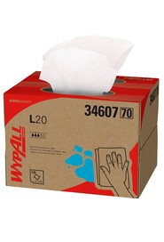 Wypall L20 White Cleaning Pop-Up Box Wipes #KC034607000