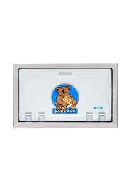 Stainless Steel Horizontal Built-in Baby Changing Station with Flange Bobrick KB100-ST #BOKB100ST05