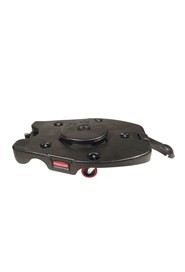 Socle à roulettes pour poubelle conçu pour tirer jusqu'à contenants Brute #RB002651NOI