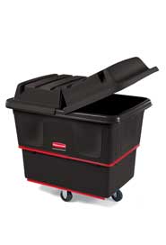 Heavy-Duty Cubic Cart 8 Cu. Ft. Rubbermaid 4708 #RB004708NOI