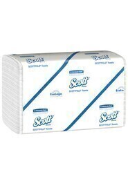 01960 SCOTT Papier à mains plis multiples blanc, 25 x 175 feuilles #KC001960000