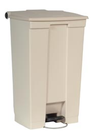 LEGACY Plastic Step-On Waste Container 23 Gal #RB006146BEI