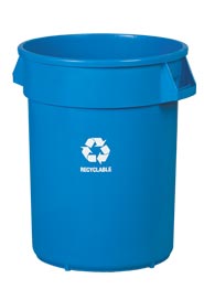 Poubelle ronde de recyclage Gladiator #MR134673000
