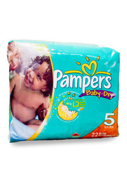 Couches taille 5 (27+ lbs.) Pampers Baby-Dry #PG45219A000