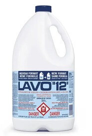 Commercial Bleach 12%, 6 x 3.6 L #LV010253000